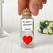 Mensaje romántico en una botella para regalar a tu novio o novia Tarro de los deseos con una tarjeta para tu esposo o esposa (in a bottle Te quiero… sólo quería que lo supieras)
